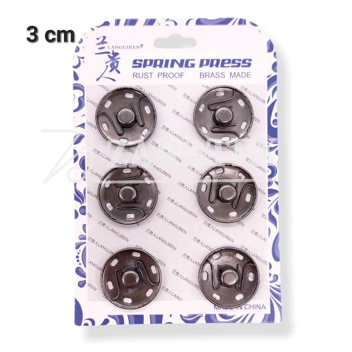 كباسات نحاس مطلي 3 cm